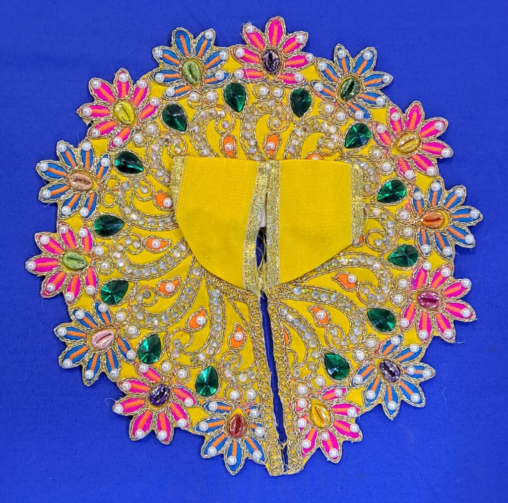 laddu gopal designer poshak – peacock collection