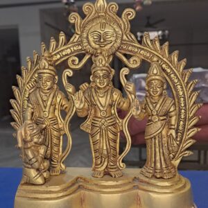 brass ram darbar idol, size 8